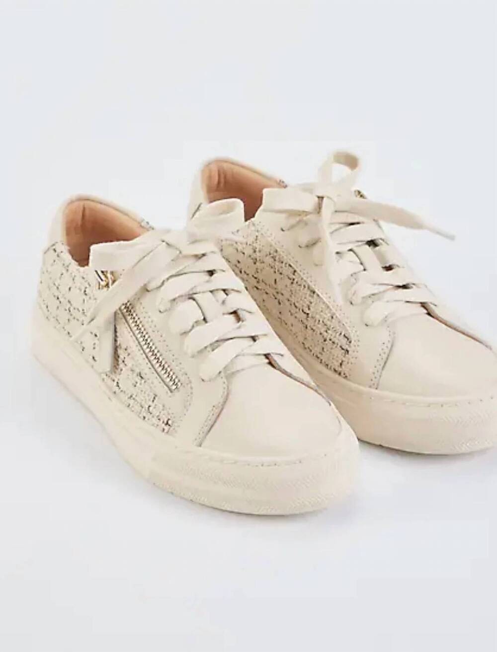 NEW FRANKIE4 women's billie shoe in chalk/tweed